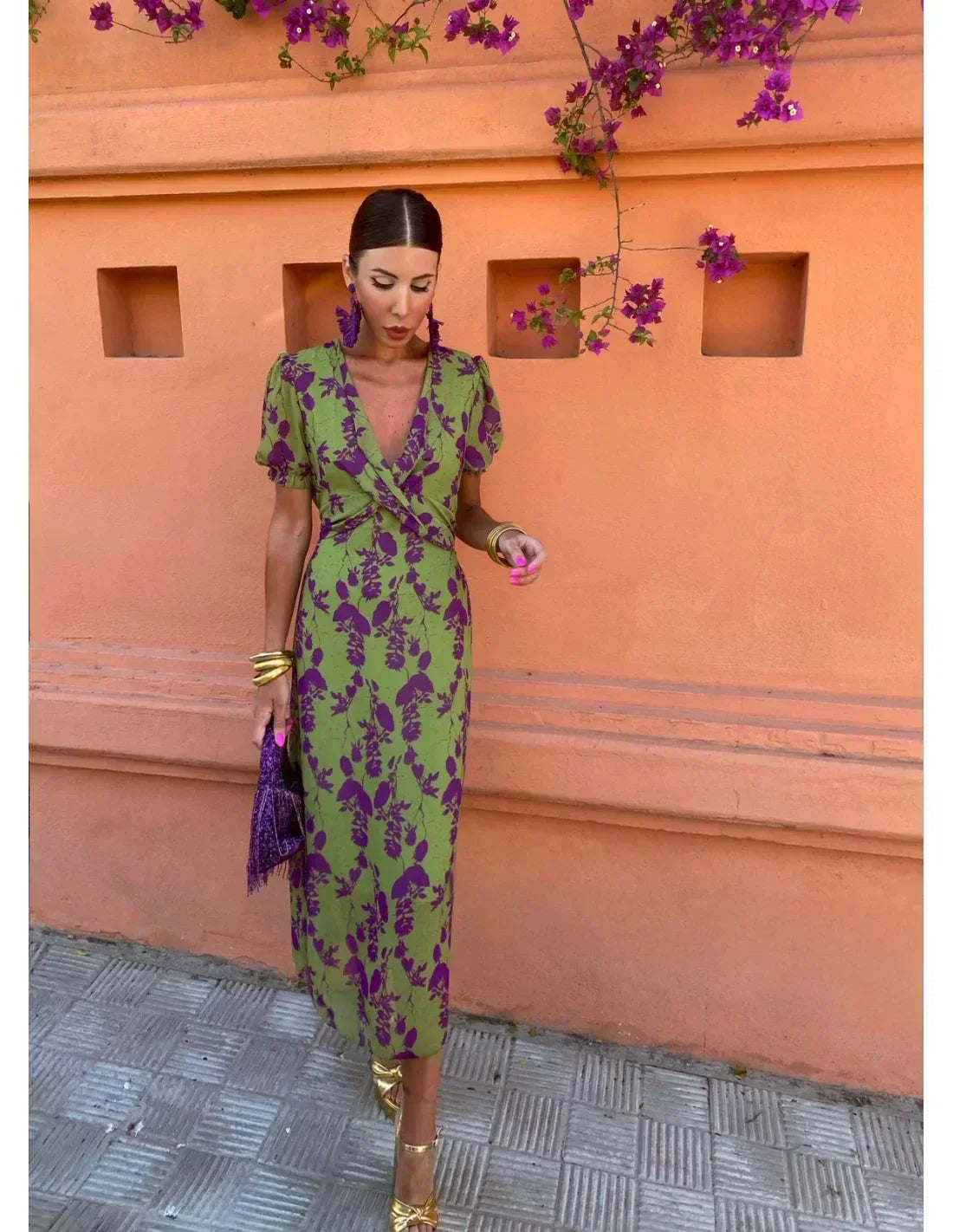 Rhiannon | Bellissimo abito stampato da donna