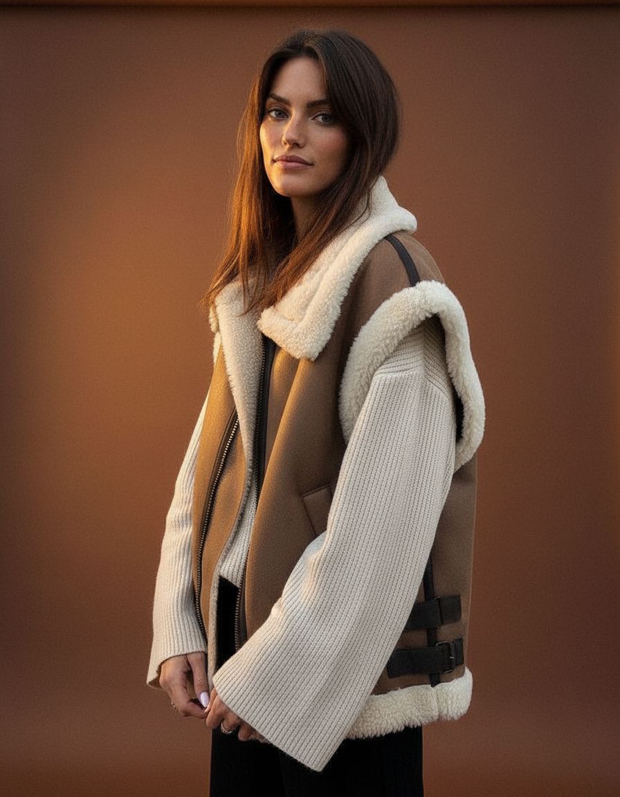 Evi | Gilet Teddy Autunno