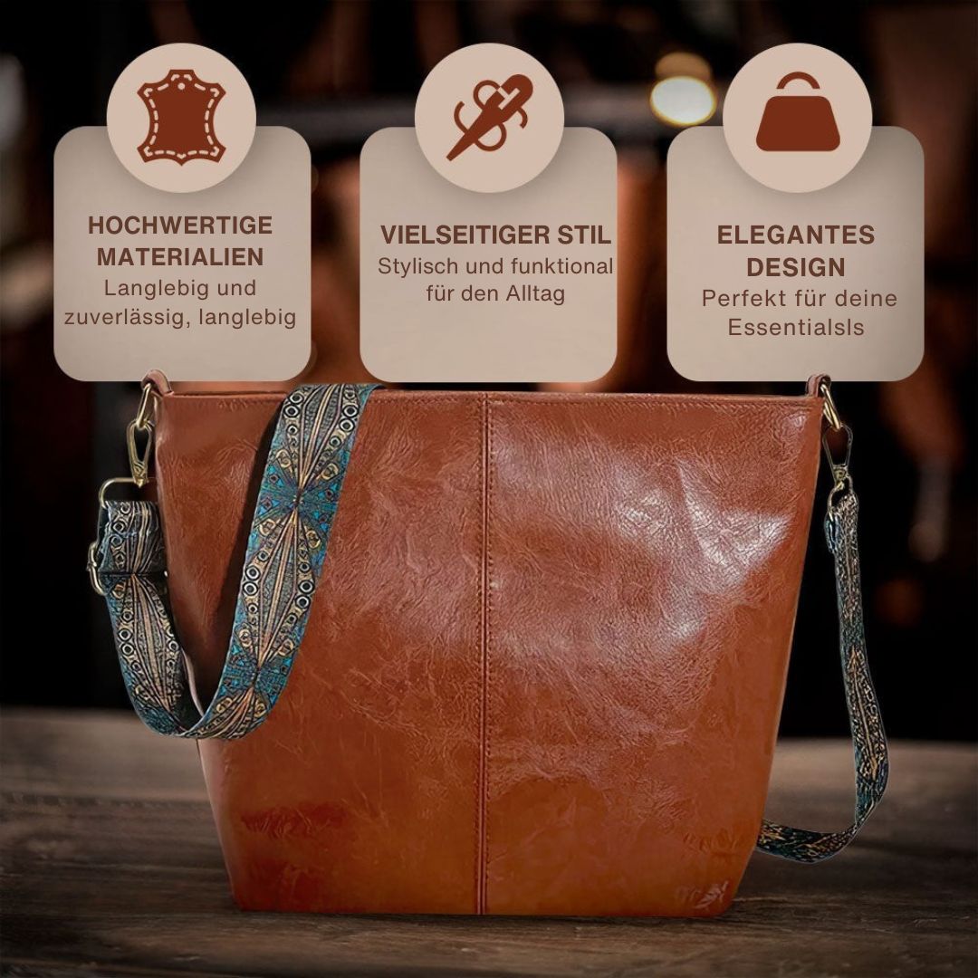 Greta | Borsa a spalla vintage in pelle