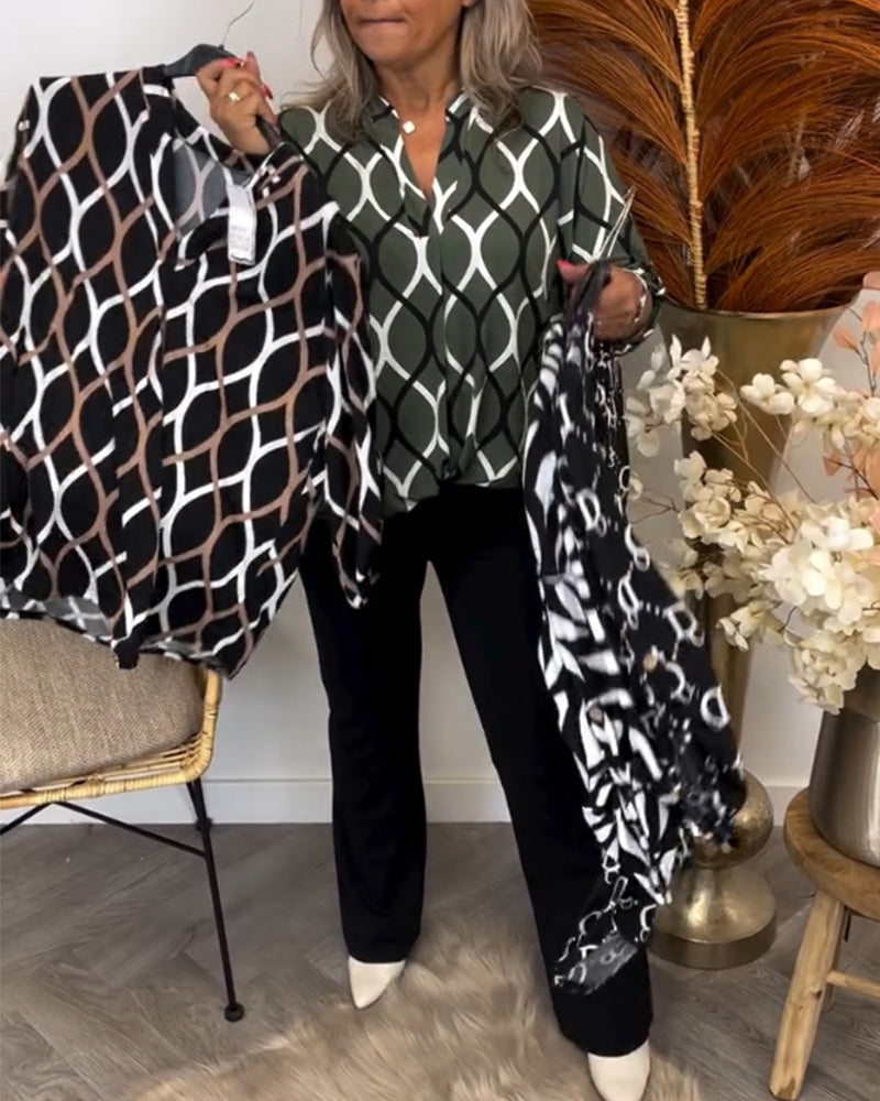 Noor | Camicetta con stampa grafica