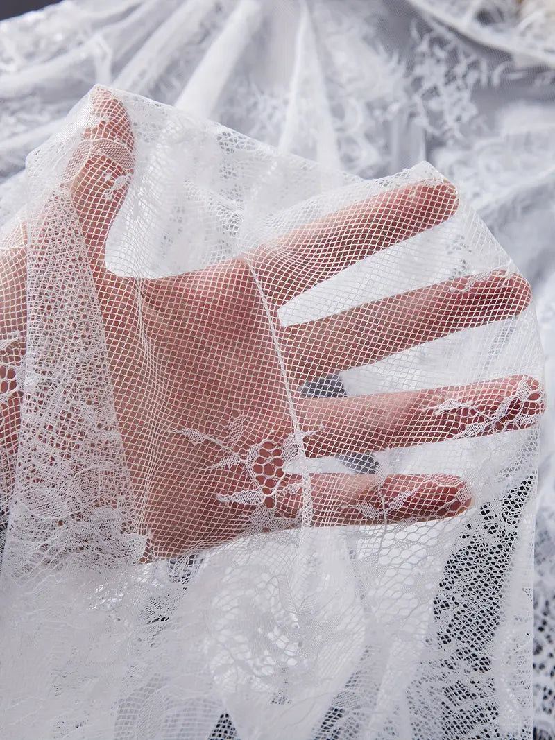 Body con scollo profondo di pizzo